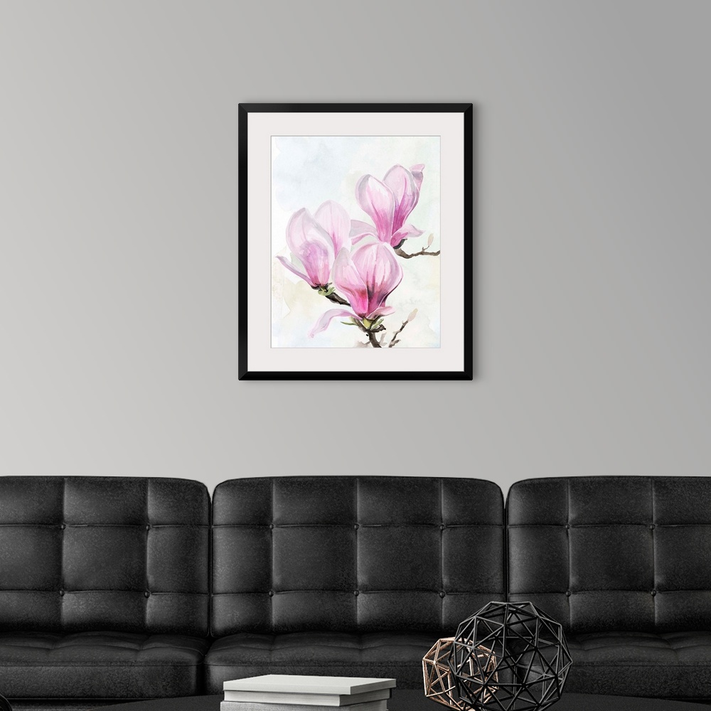 A modern room featuring Magnolia Blooms II