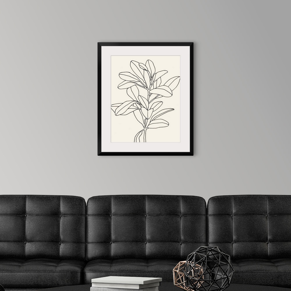 A modern room featuring Olive Branch Contour II