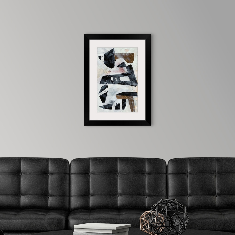 A modern room featuring Tribal Collage II