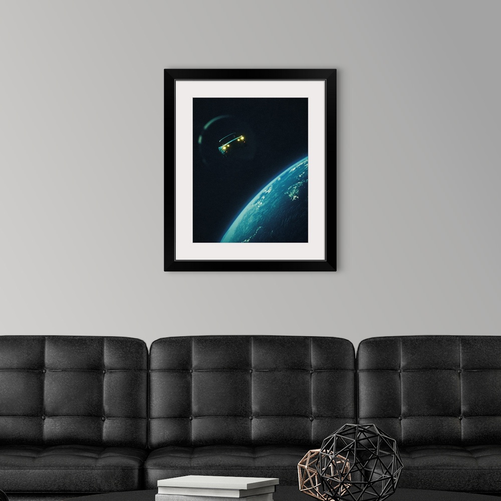 A modern room featuring Road Trip In Space