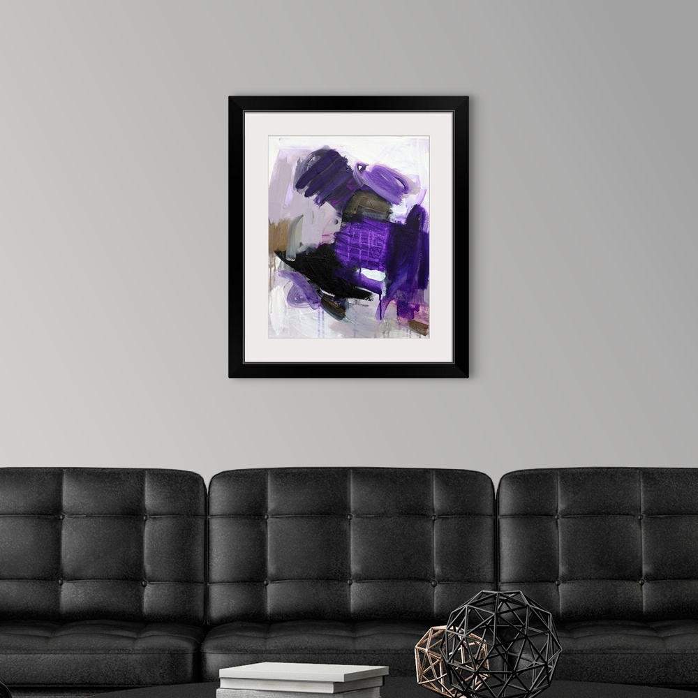 A modern room featuring Purple Love