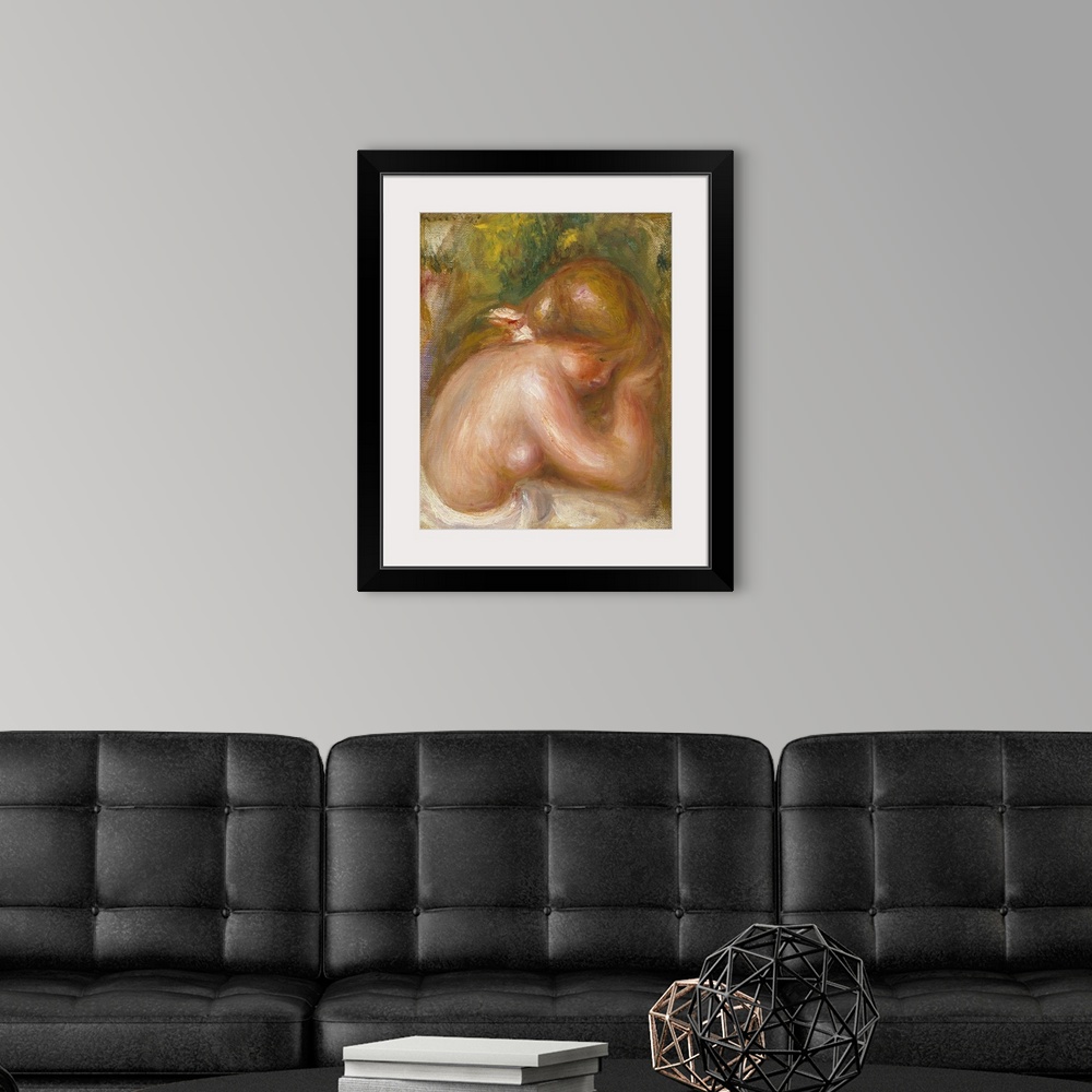 A modern room featuring Nude Torso Of Young Girl (Torse Nu De Jeune Fille), 191012 (Originally oil on canvas)