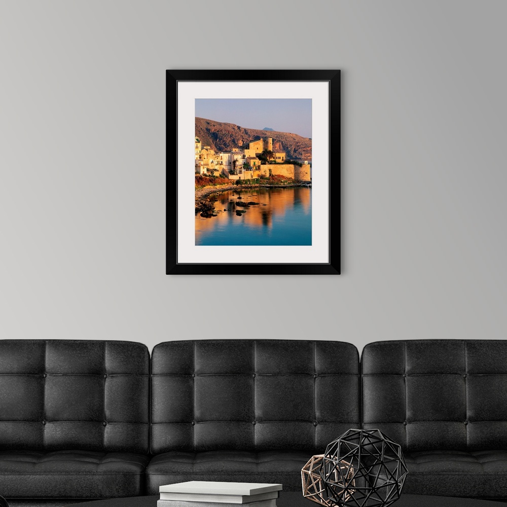 A modern room featuring Italy, Sicily, The castle of Castellammare del Golfo