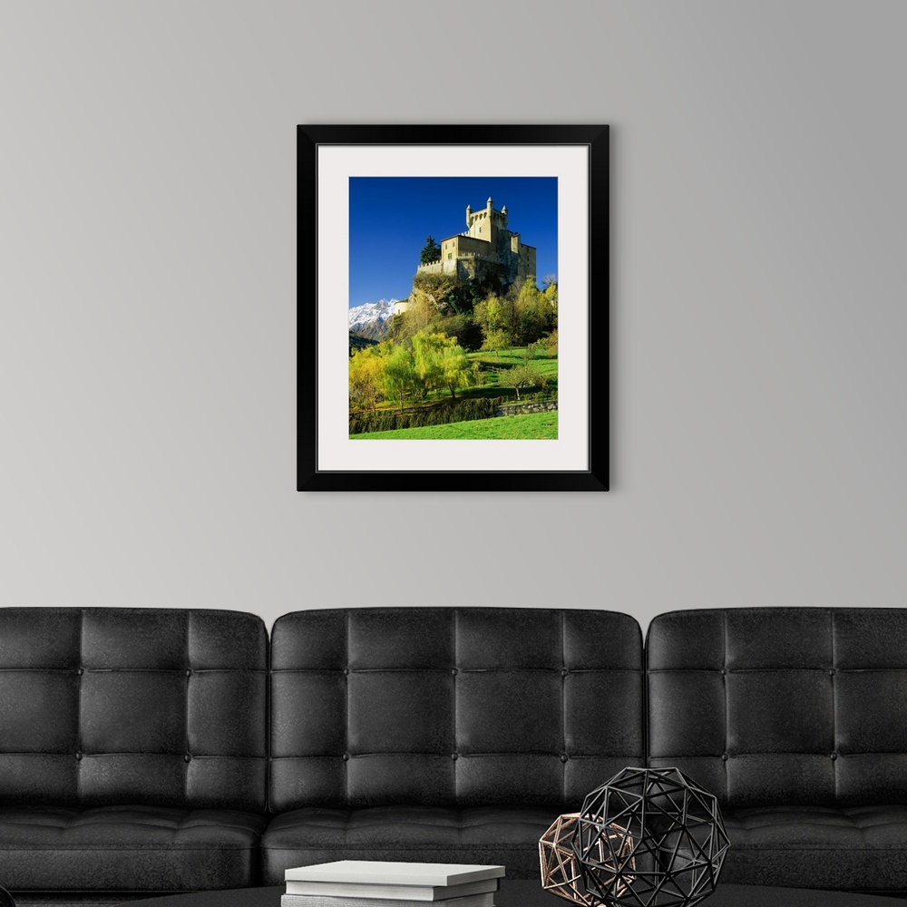 A modern room featuring Italy, Valle d'Aosta, Castle of Saint-Pierre