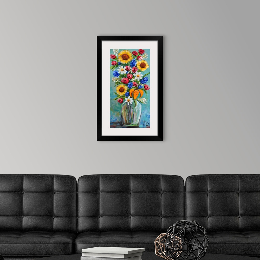 A modern room featuring Flower Vase