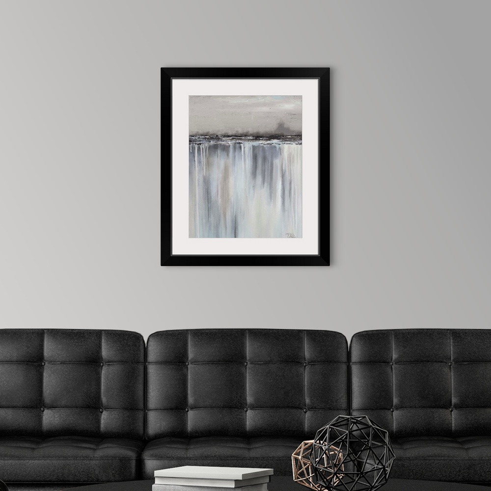 A modern room featuring Muted Paysage II