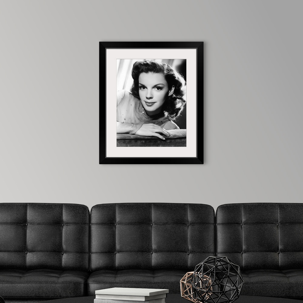 A modern room featuring American singer and actress. Photograph, c1945.