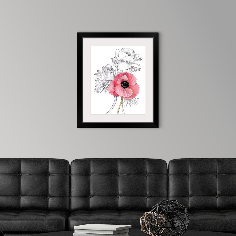 A modern room featuring Anemone by Number I