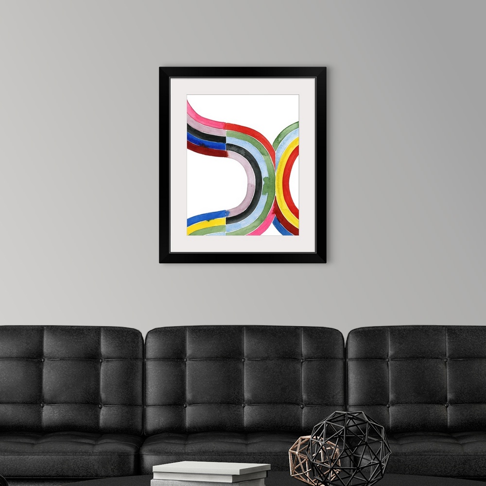 A modern room featuring Deconstructed Rainbow V