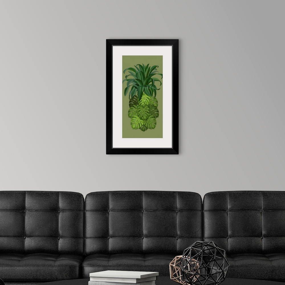 A modern room featuring FabFunky Palm Collection B
