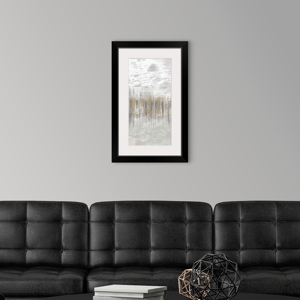 A modern room featuring Neutral Staggered Lines I