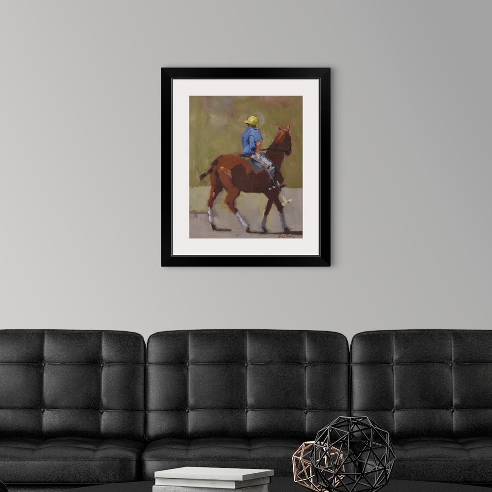 A modern room featuring Polo Rider