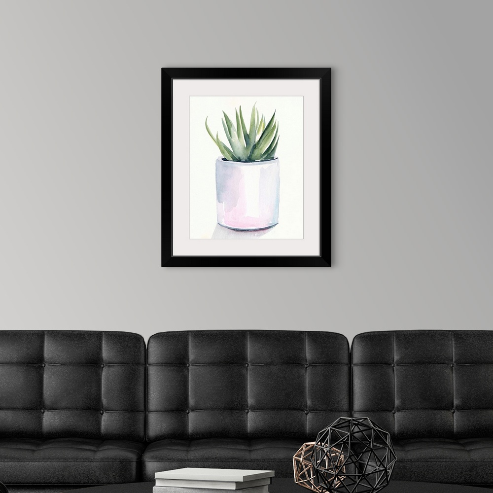 A modern room featuring Potted Succulent III