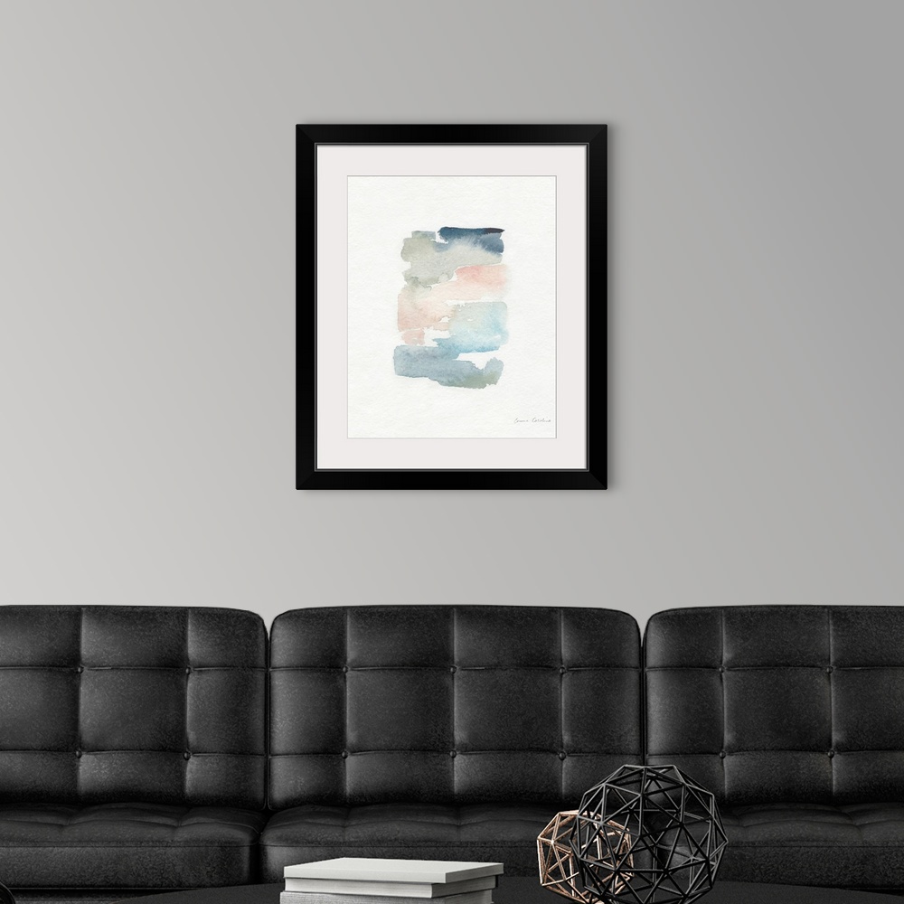 A modern room featuring Sea Glass Color Studies II