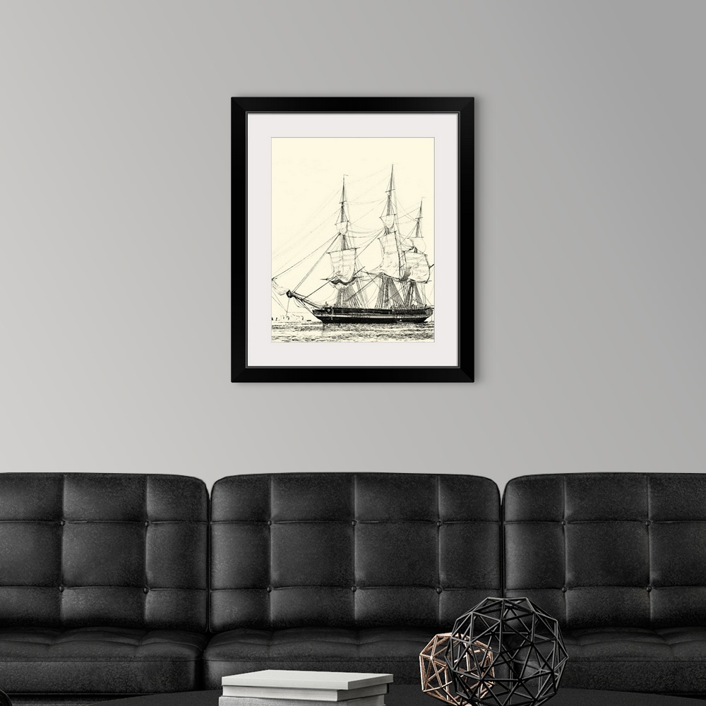 A modern room featuring Ships and Sails V