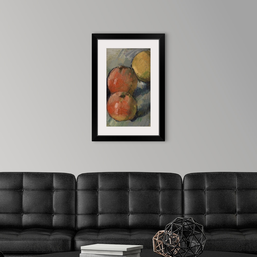 A modern room featuring Deux Pommes et Demie