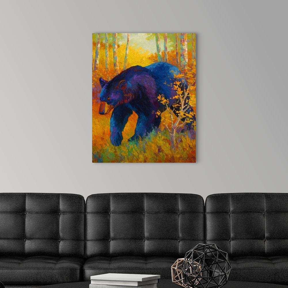 Into Spring Black Bear Wall Art, Canvas Prints, Framed Prints, Wall ...
