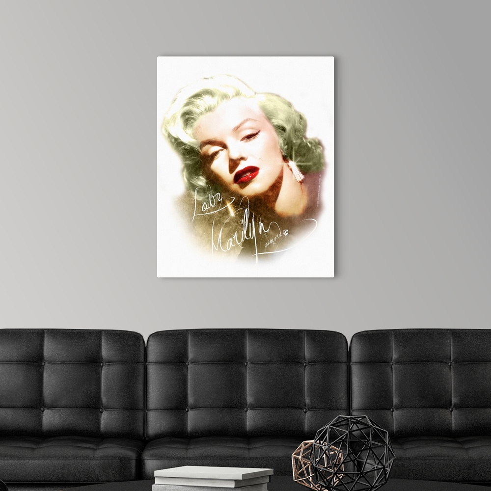 Marilyn Monroe Colored Face Wall Art, Canvas Prints, Framed Prints ...