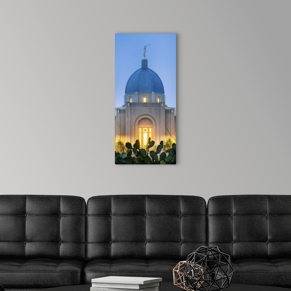 A modern room featuring Located in scenic Tucson, the Tucson Arizona Temple is surrounded by beautiful scenery including ...