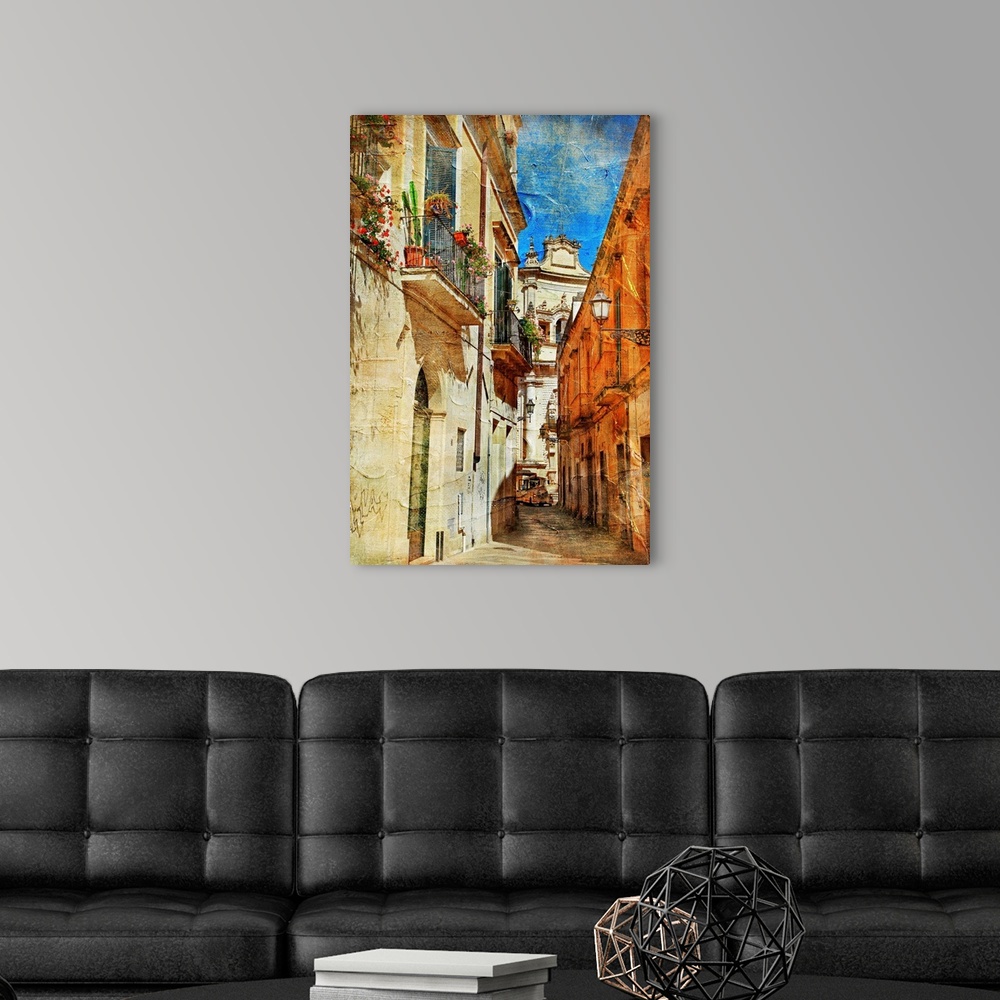 Lecce, Italian Old Town Streets Wall Art, Canvas Prints, Framed Prints ...