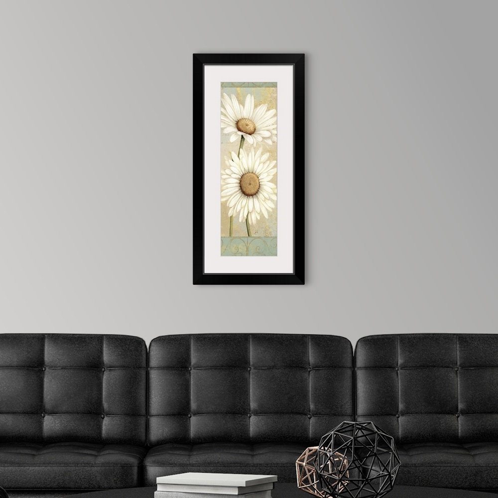 A modern room featuring Beautiful Daisies I