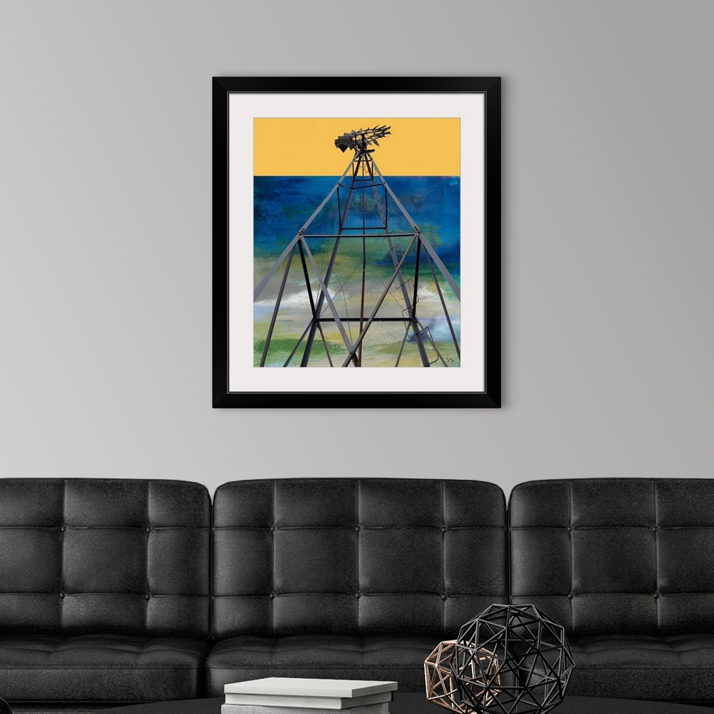 A modern room featuring Windmill Abstract