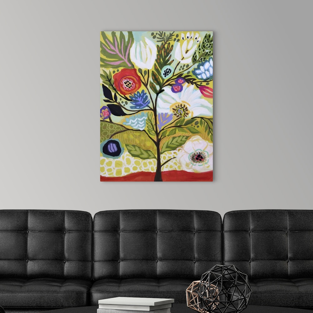 Flower Tree I Wall Art, Canvas Prints, Framed Prints, Wall Peels ...