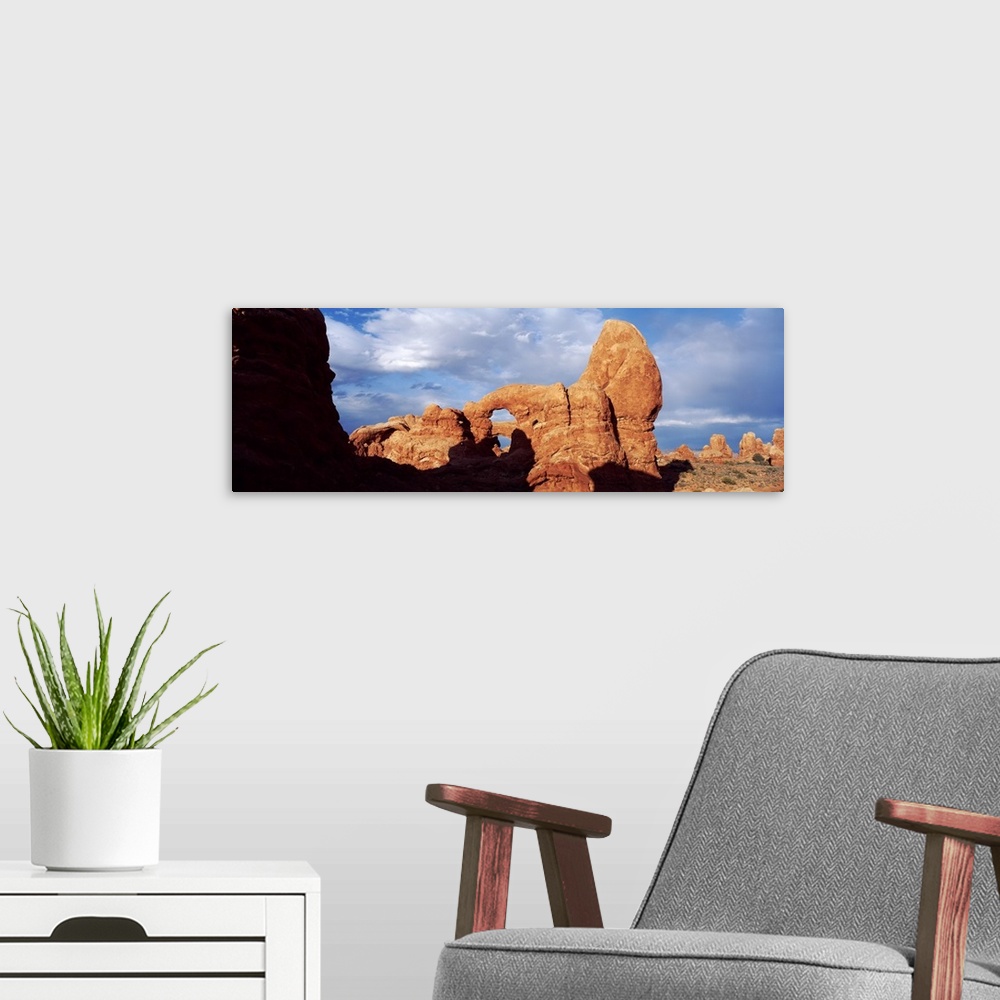 A modern room featuring Arches National Park UT