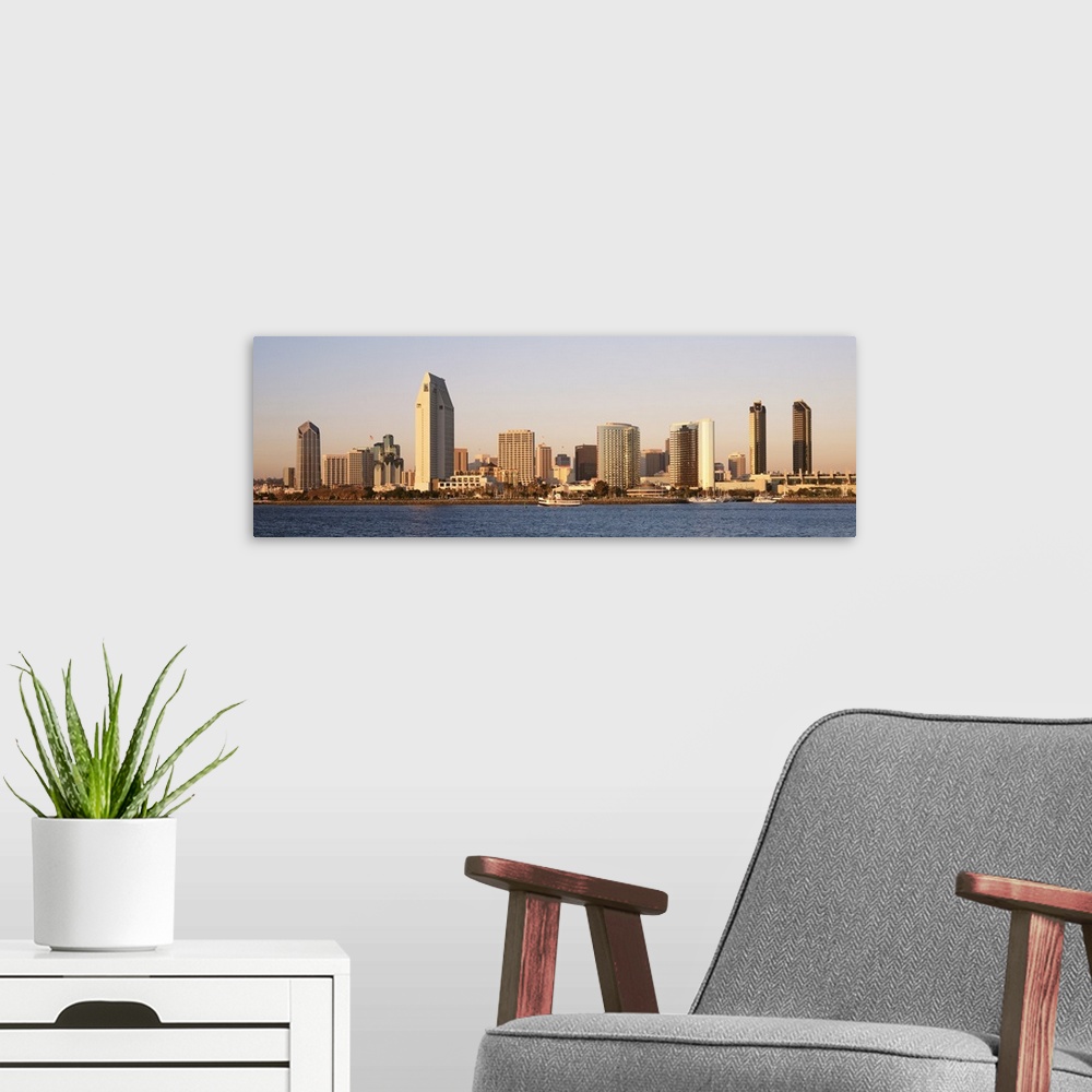 A modern room featuring Buildings in a city, San Diego, California