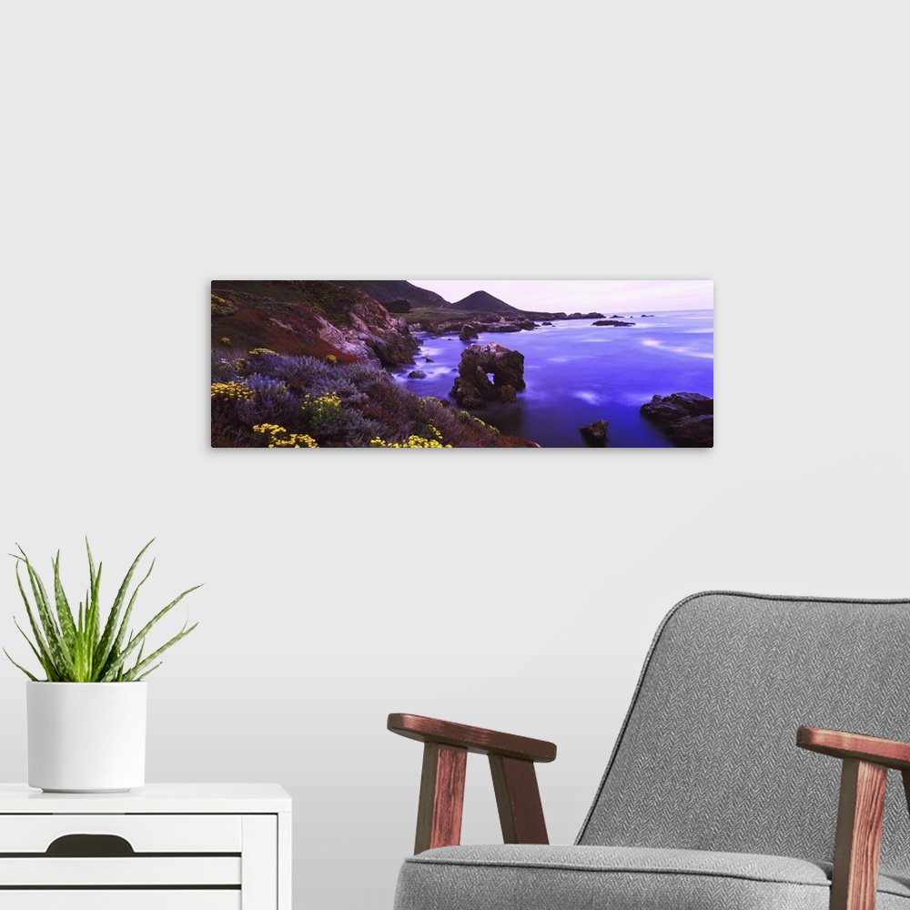 A modern room featuring Coastline, Garrapata State Park, Monterey, California