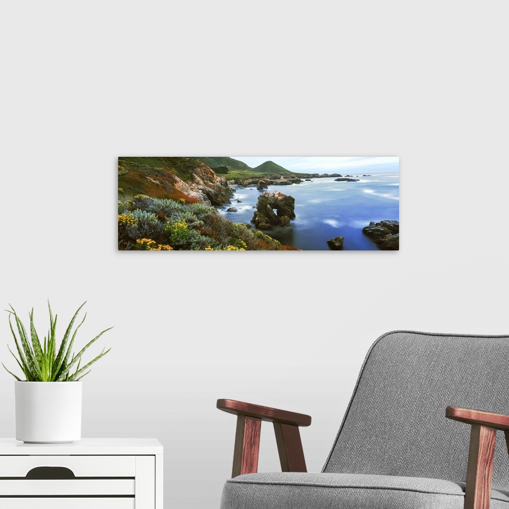 A modern room featuring Coastline, Garrapata State Park, Monterey, California