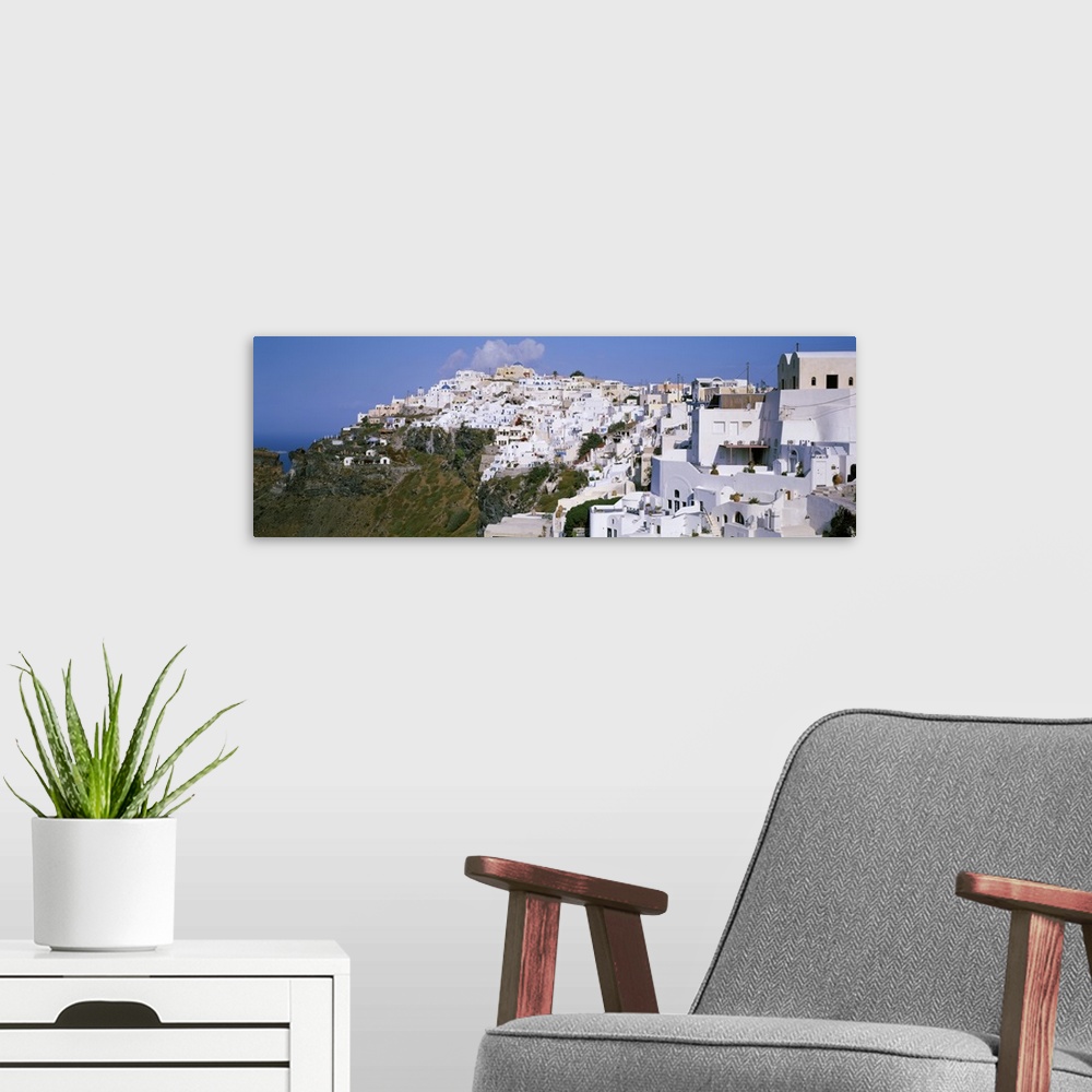 A modern room featuring Fira Santorini Greece