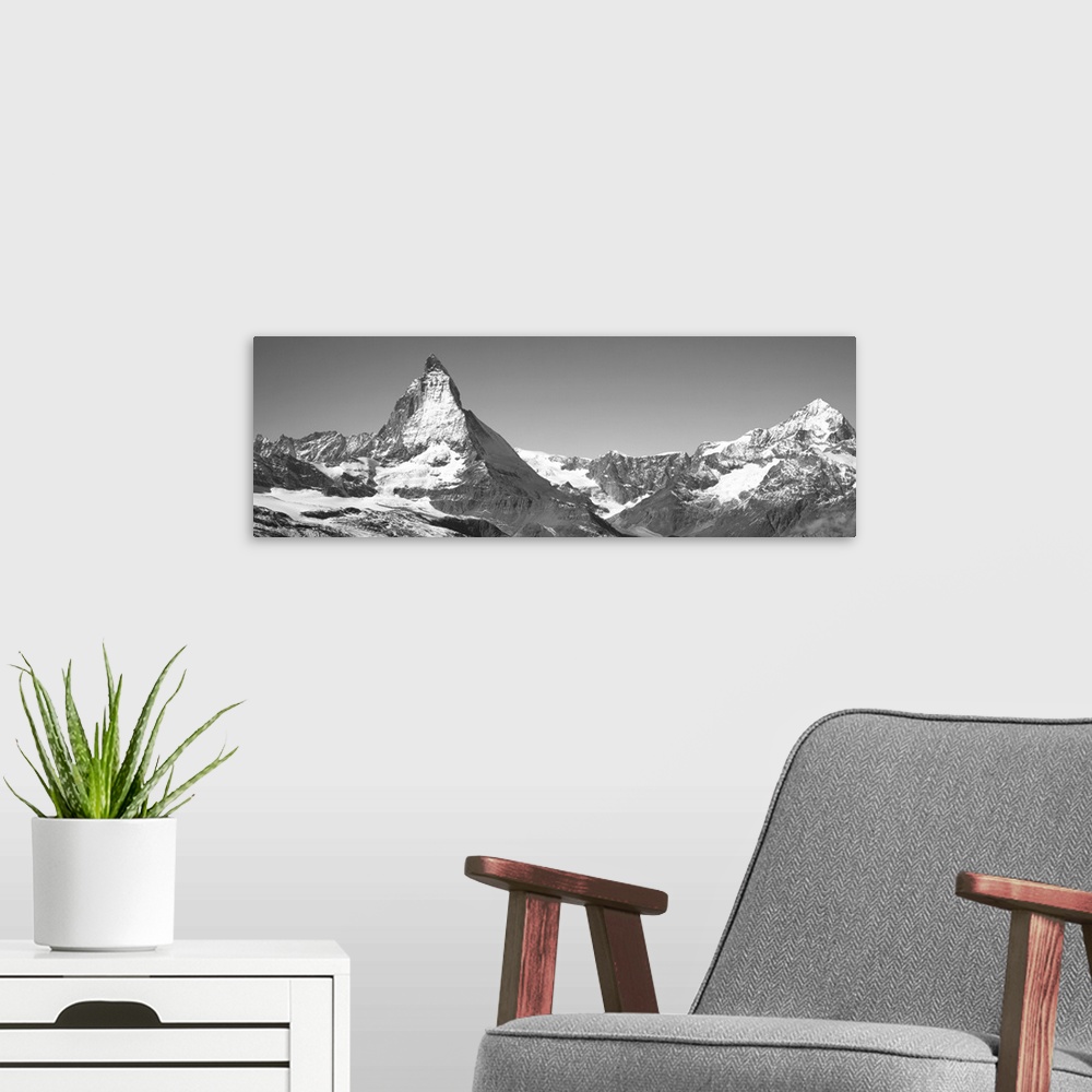 A modern room featuring Matterhorn, Switzerland