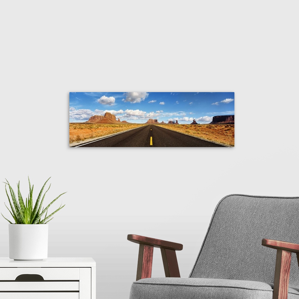 A modern room featuring Road, Monument Valley, Arizona, USA