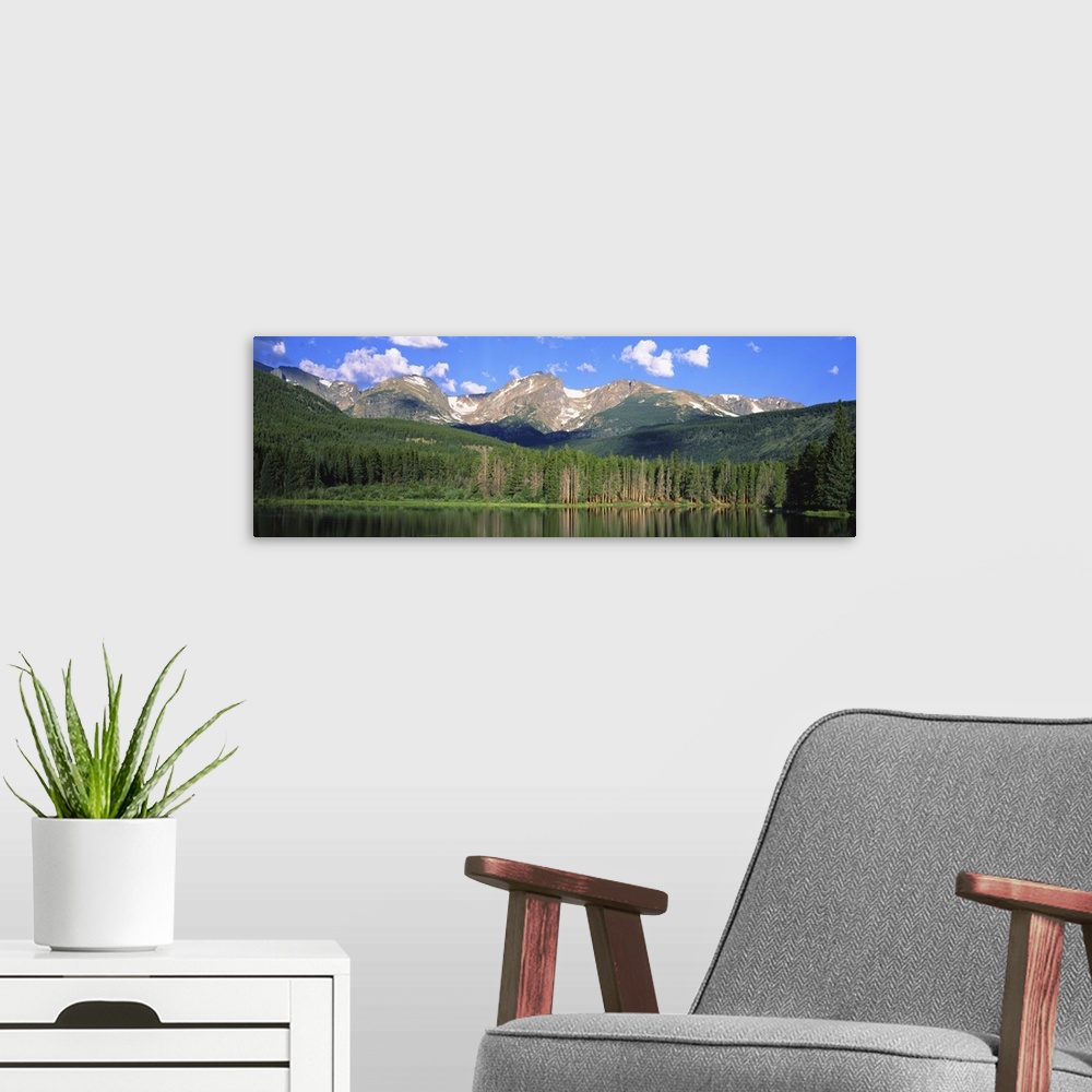 A modern room featuring Sprague Lake, Rocky Mountain National Park, Colorado