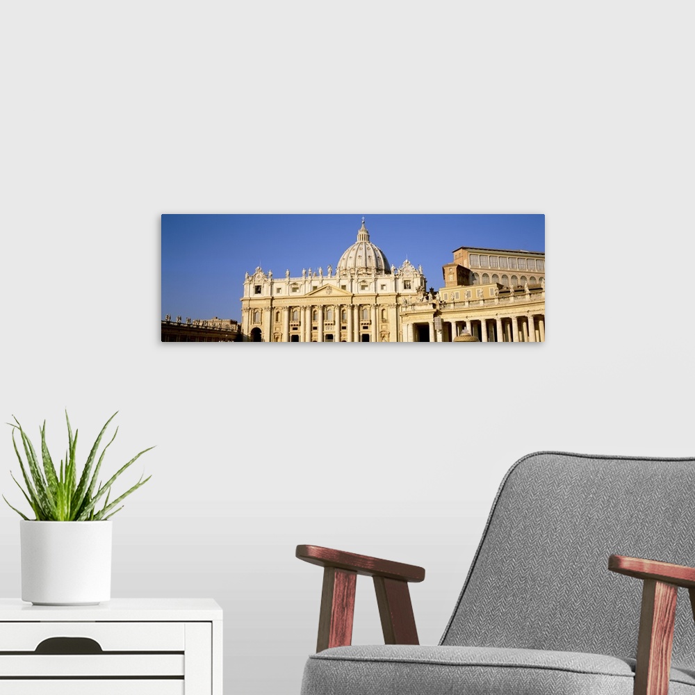 A modern room featuring St Peters Basilica Vatican City Rome Italy
