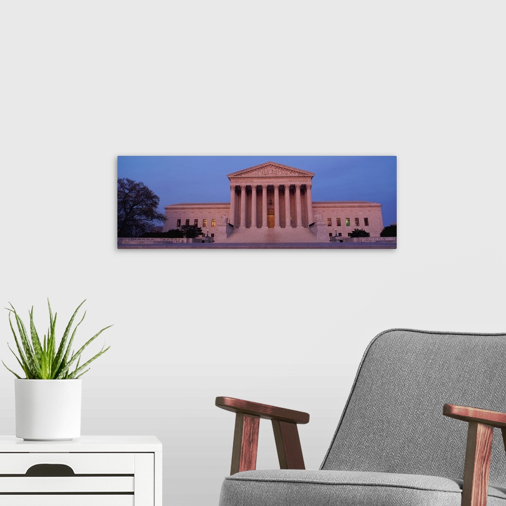 A modern room featuring US Supreme Court building, Washington, DC