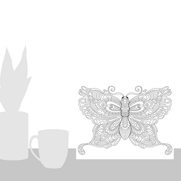 A scale-illustration room featuring Winged Things 8