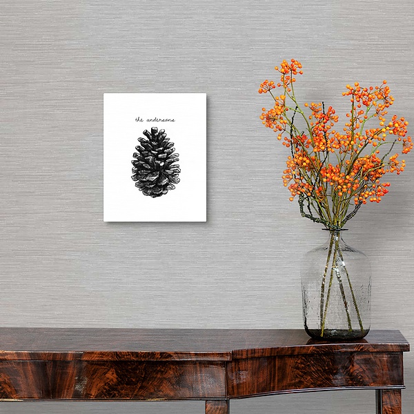 A traditional room featuring Charcoal Pinecone