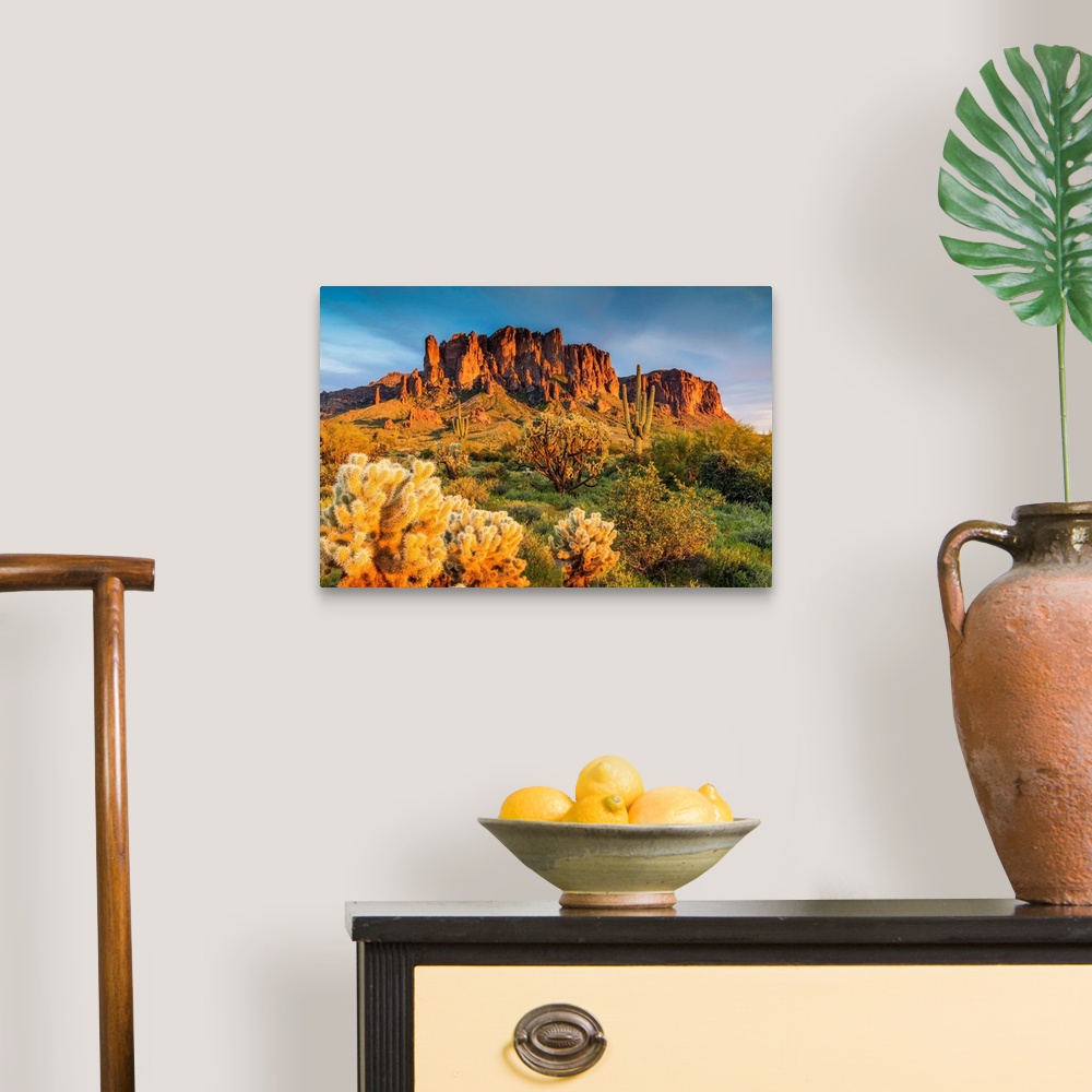 Superstition Mountains, Phoenix, Arizona, Usa Wall Art, Canvas Prints ...