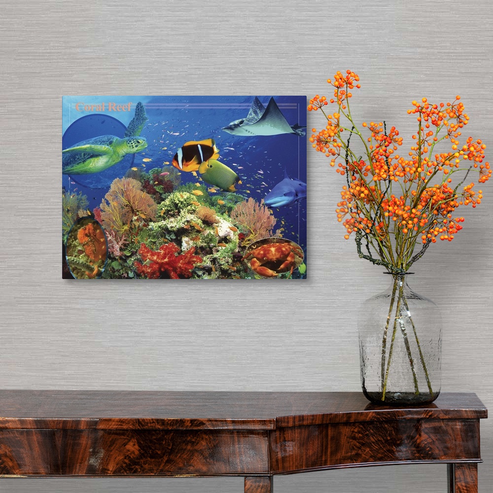 Coral Reef Wall Art, Canvas Prints, Framed Prints, Wall Peels | Great ...