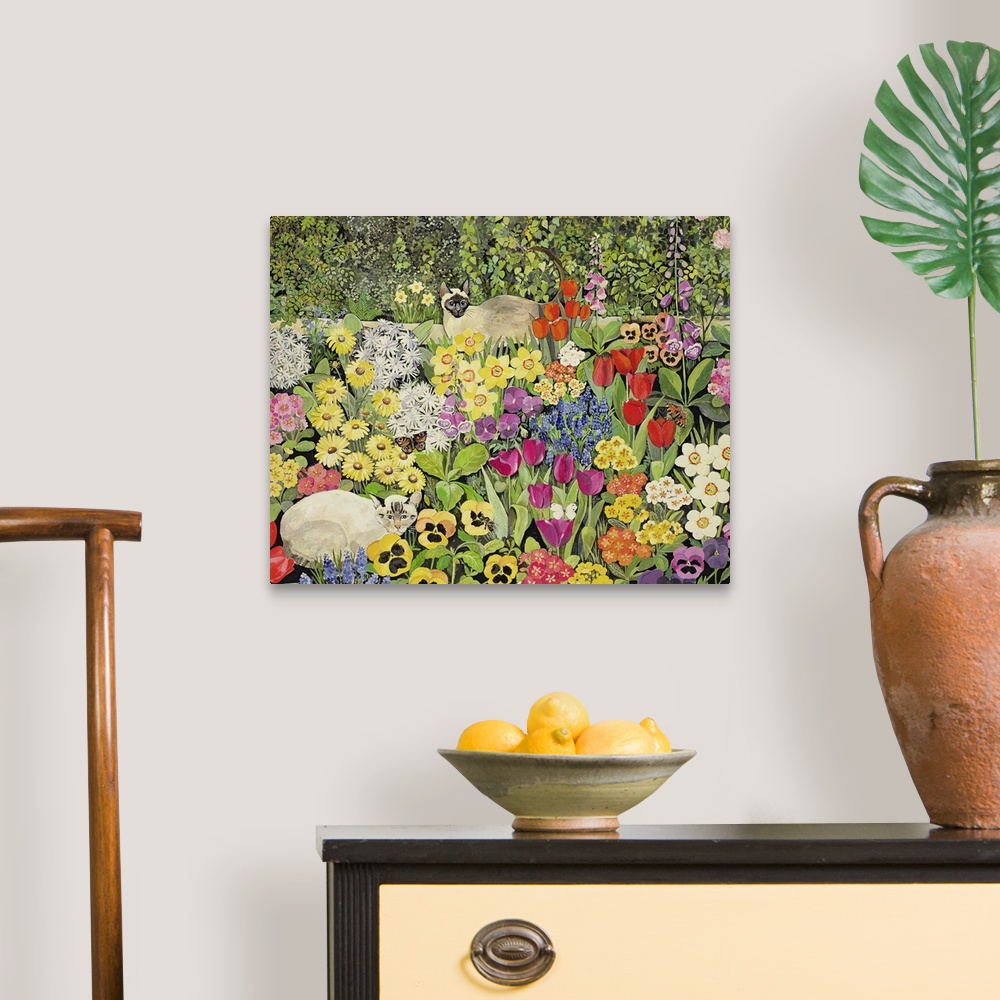 Spring Cats Wall Art, Canvas Prints, Framed Prints, Wall Peels | Great ...