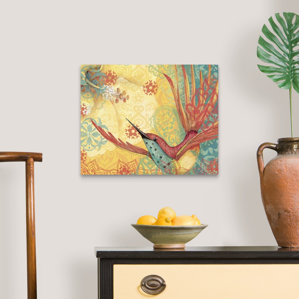 Hummingbird Wall Art, Canvas Prints, Framed Prints, Wall Peels | Great ...