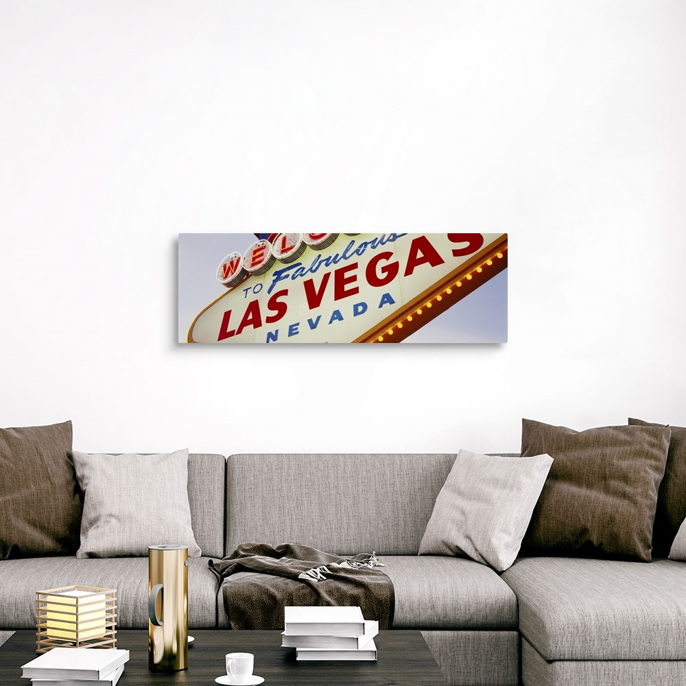 Close-up of a welcome sign, Las Vegas, Nevada Wall Art, Canvas Prints ...
