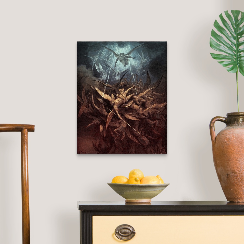 Paradise Lost: Fall Of The Rebel Angels Wall Art, Canvas Prints, Framed ...