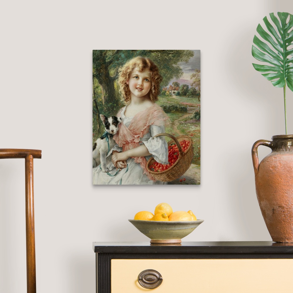 The Cherry Pickers By Emile Vernon Wall Art Canvas Prints Framed Prints Wall Peels Great