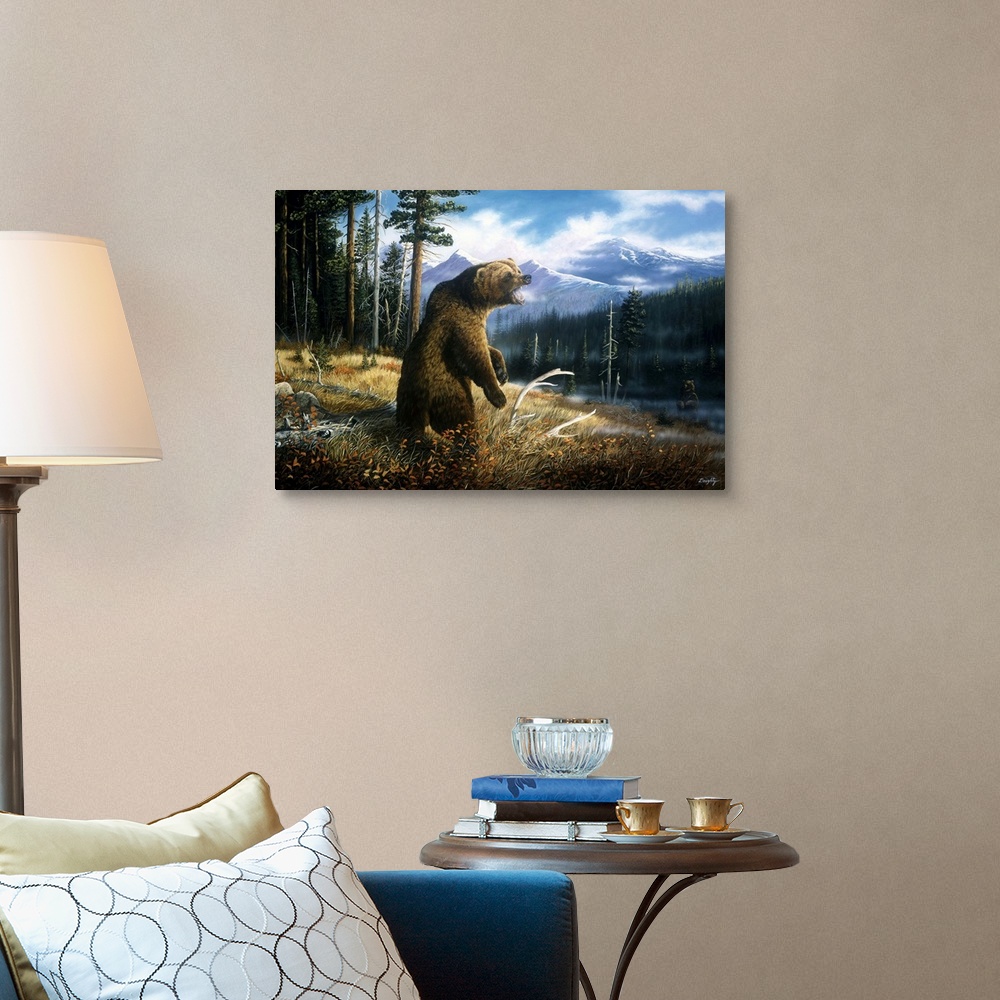 Ghost Grizzly Wall Art, Canvas Prints, Framed Prints, Wall Peels ...
