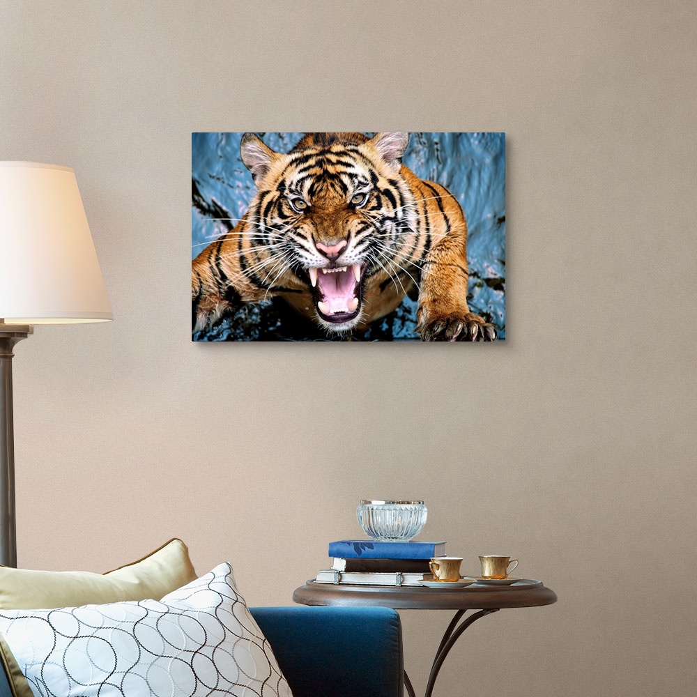 Tiger Scream Wall Art, Canvas Prints, Framed Prints, Wall Peels | Great ...