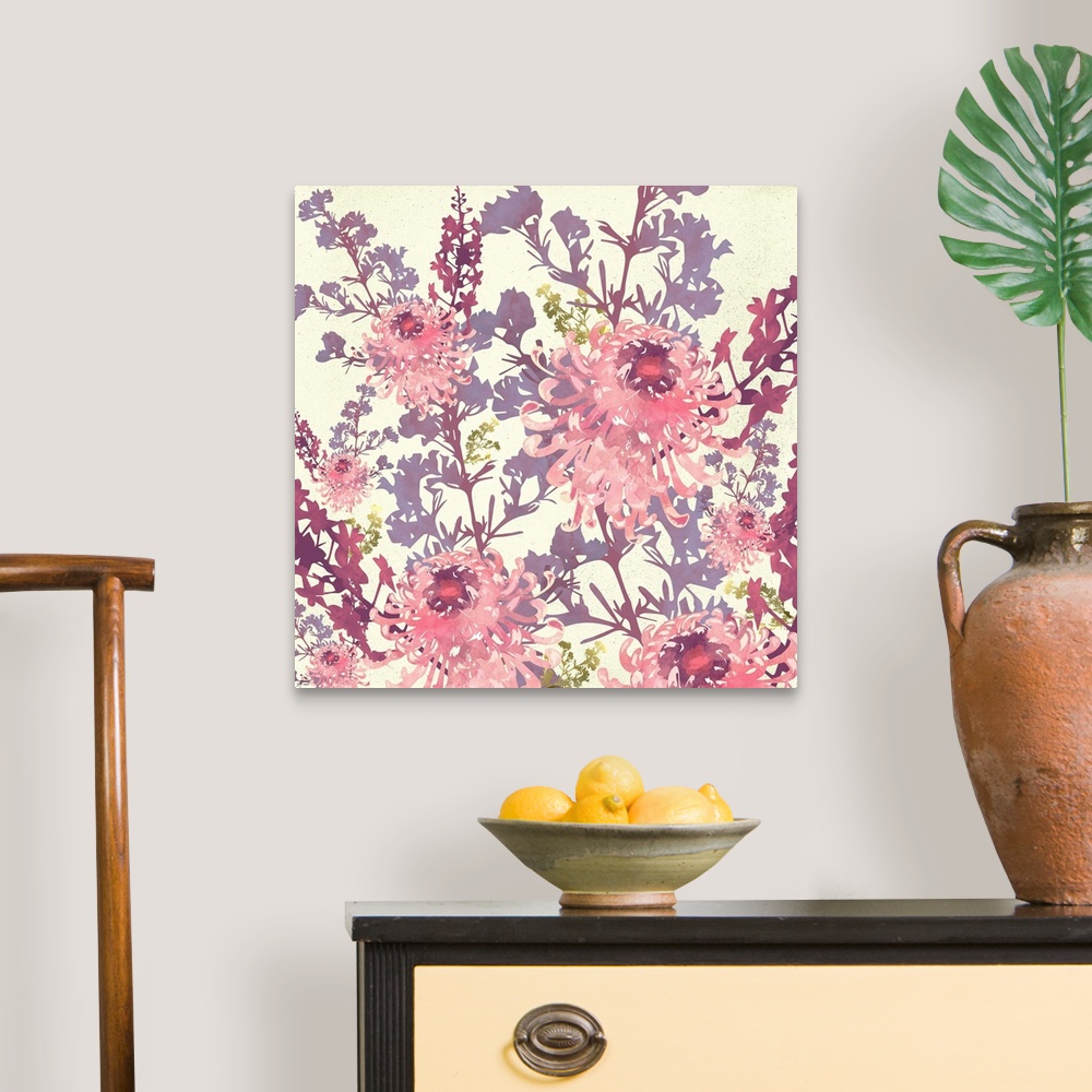 Pink Flower Wall Art, Canvas Prints, Framed Prints, Wall Peels | Great ...