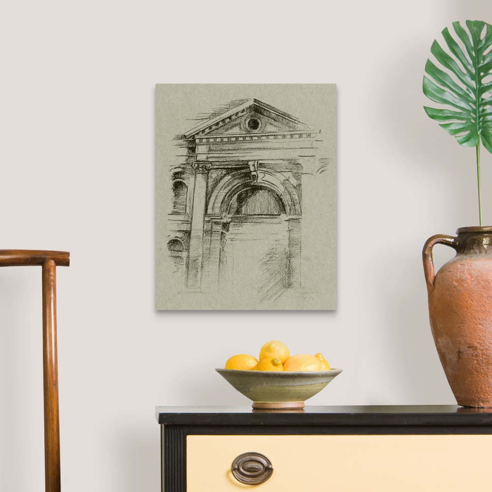 Charcoal Architectural Study II Wall Art, Canvas Prints, Framed Prints ...